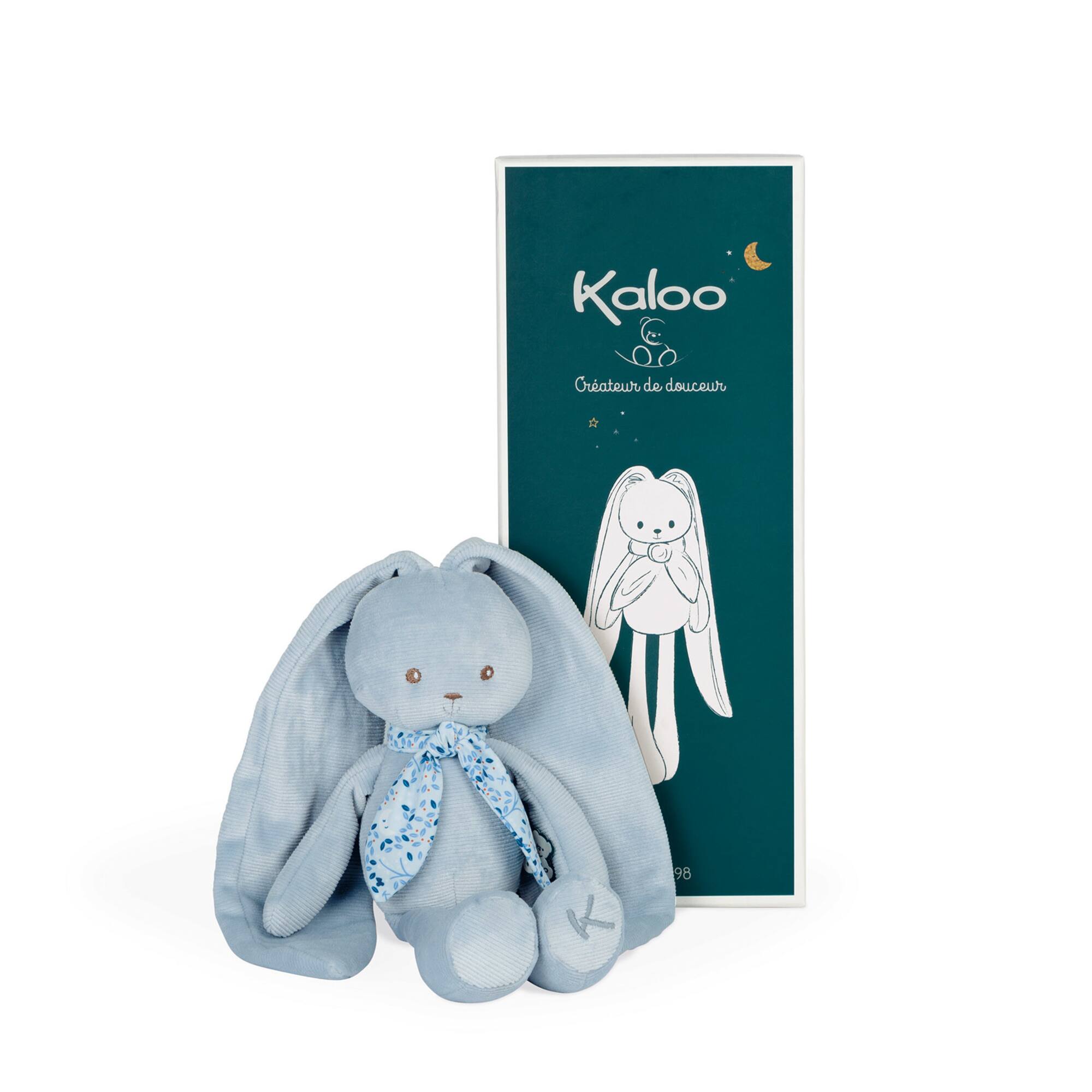Kaloo® Lapinoo Medium Blue Rabbit Doll Plush Toy